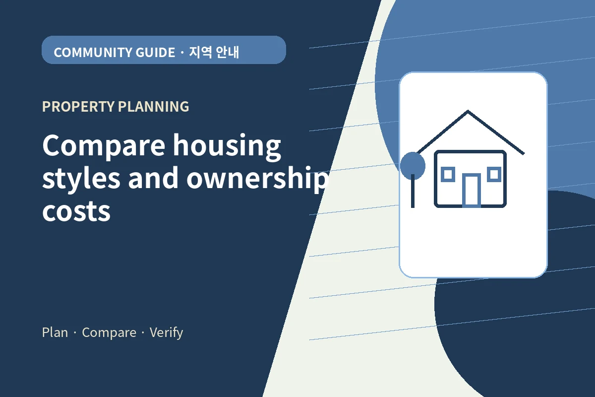 Illustrated housing comparison for Kings Contrivance homes