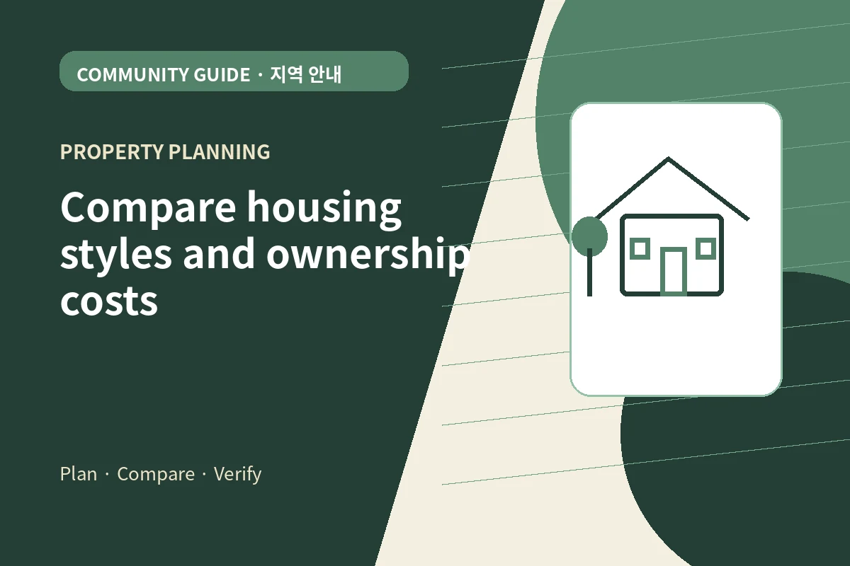 Illustrated housing comparison for Long Reach homes