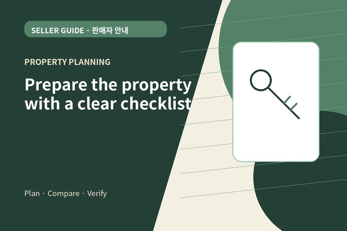 Illustrated checklist for open house Maryland seller