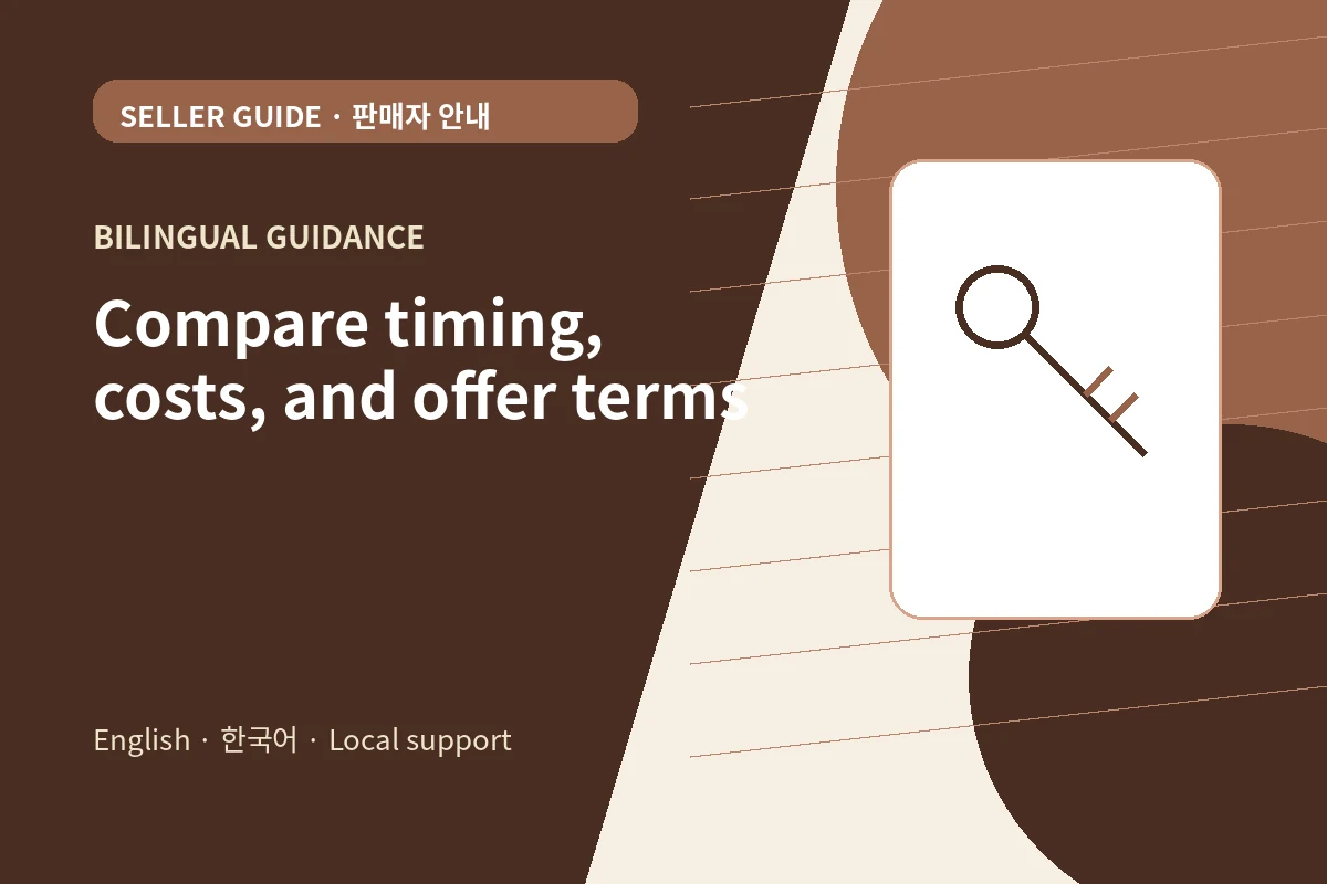 Bilingual planning graphic for selling an investment property in maryland